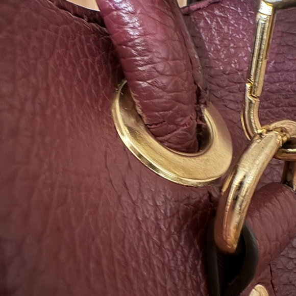 burgundy bucket bag - Picture 5 of 8